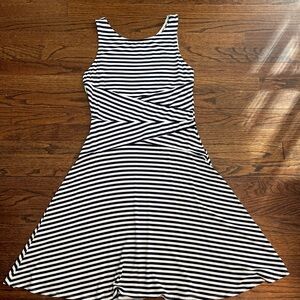 Market & Spruce Navy and White Striped Dress 👗